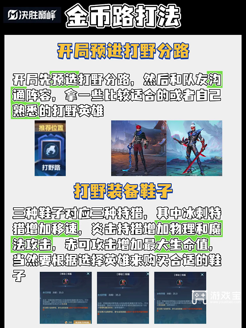 决胜巅峰新玩家打野教学攻略下载